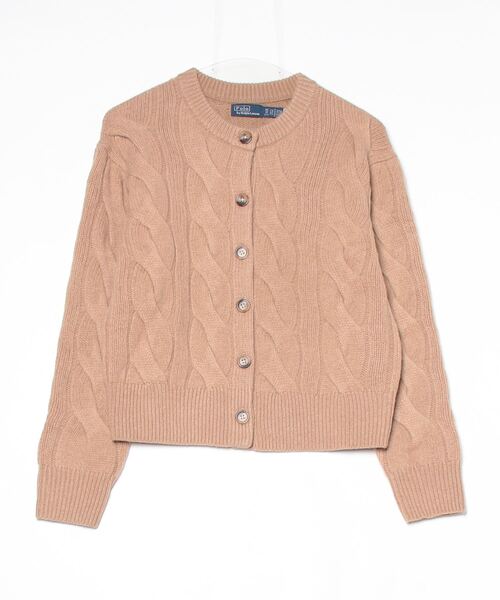 ケーブルニット ウールカシミヤ カーディガン（カーディガン/ボレロ