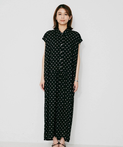 UNTITLED(アンタイトル)の「【Liyoca】プリントワンピース(ワンピース・レディース・ブラック系・02)」の7枚目の写真