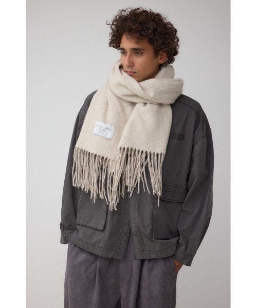 AZUL by moussy(アズールバイマウジー)の「リバーシブルマフラー(ストール/ショール・メンズ・ブラック/ブラウン系その他/グレー系その他/オフホワイト/ブラック系その他・FREE)」の8枚目の写真
