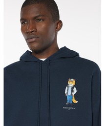 メゾンキツネ　ネイビー フードパーカー　紺色 MAISON KITSUNE メゾンキツネ パーカー フーディー ネイビー