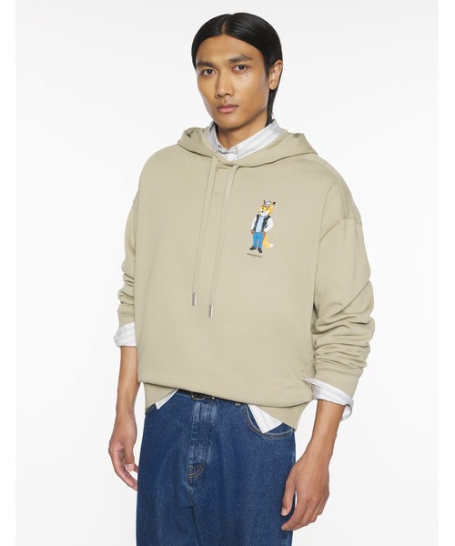 Maison Kitsune（メゾンキツネ）の「DRESSED FOX OVERSIZE HOODIE（パーカー・メンズ・ブラウン系その他/ダークブルー・L/M/S/XS）」の7枚目の写真