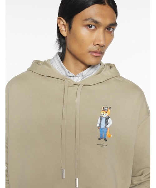Maison Kitsune（メゾンキツネ）の「DRESSED FOX OVERSIZE HOODIE（パーカー・メンズ・ブラウン系その他/ダークブルー・L/M/S/XS）」の8枚目の写真