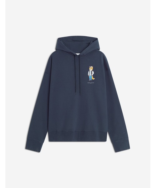 Maison Kitsune（メゾンキツネ）の「DRESSED FOX OVERSIZE HOODIE（パーカー・メンズ・ブラウン系その他/ダークブルー・L/M/S/XS）」の9枚目の写真