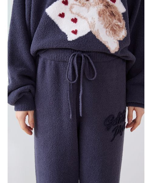 まいまい様 シーズー ジャガードプルオーバー & ベビモコロングパンツセット ONLINE限定】シーズージャガードプルオーバー＆ベビモコロングパンツ