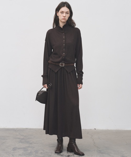 tageechita（タジチタ）の「【tageechita】マットシルバーバックル スエードレザーベルト（ベルト・レディース・ブラック/ブラウン・FREE）」の8枚目の写真