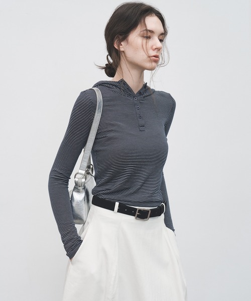 tageechita（タジチタ）の「【tageechita】マットシルバーバックル スエードレザーベルト（ベルト・レディース・ブラック/ブラウン・FREE）」の11枚目の写真