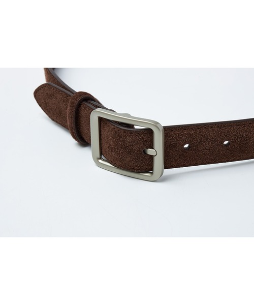 tageechita（タジチタ）の「【tageechita】マットシルバーバックル スエードレザーベルト（ベルト・レディース・ブラック/ブラウン・FREE）」の19枚目の写真