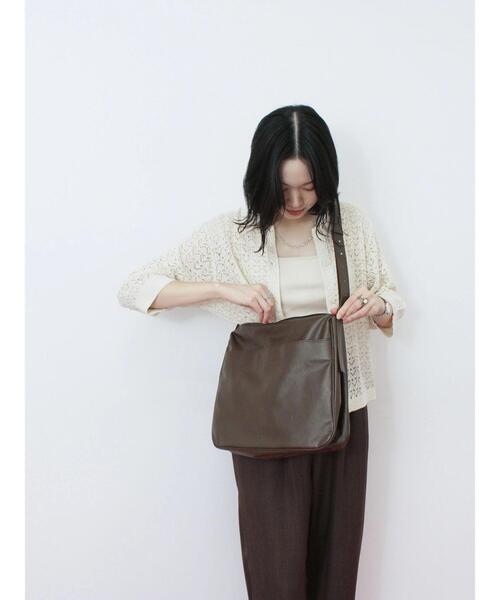 Samansa Mos2 blue（サマンサモスモスブルー）の「合皮ショルダーバッグ（ハンドバッグ・レディース・ブラック/ブラウン・F）」の9枚目の写真