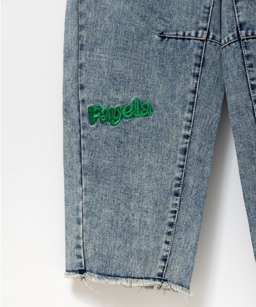 A.D.C.L.(エーディーシーエル)の「刺繍入り バレルシルエット デニムパンツ(デニムパンツ・レディース・ブルー/ネイビー・M/L)」の20枚目の写真