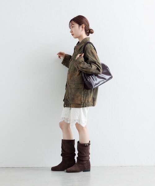 Kastane(カスタネ)の「ミリタリーカモジャケット(ミリタリージャケット・レディース・カーキ・FREE)」の9枚目の写真