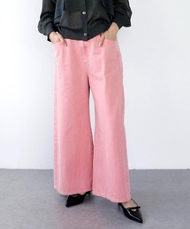 Three Four Time | ビンテージ加工カラーデニム(デニムパンツ)