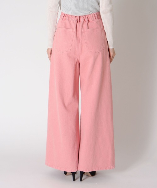 Three Four Time（ｽﾘｰﾌｫｰﾀｲﾑ）の「ビンテージ加工カラーデニム（デニムパンツ・レディース・ピンク・FREE）」の12枚目の写真