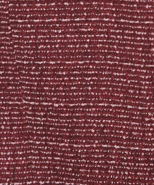 WILLSELECTION(ウィルセレクション)の「ブレードデザインノーカラーツイードジャケット(ノーカラージャケット・レディース・ラベンダー/ボルドー/チャコールグレー・FREE)」の12枚目の写真