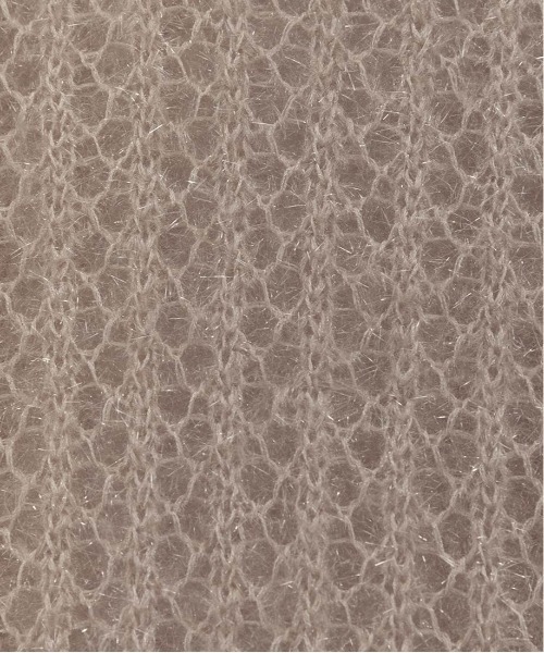 RANDA（ランダ）の「シースルーローゲージニット（ニット/セーター・レディース・グレー/アイボリー/ピンク/ベージュ・FREE）」の15枚目の写真