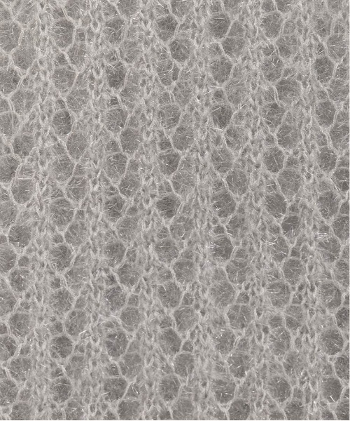 RANDA（ランダ）の「シースルーローゲージニット（ニット/セーター・レディース・グレー/アイボリー/ピンク/ベージュ・FREE）」の13枚目の写真