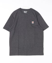 ARCHIVER（アーカイバ）の「▼carhartt▼カーハート Workwear 1/2-Sleeve T-Shirts ビッグシルエット ポケット半袖 ロゴ Tシャツ トップス K87（Tシャツ/カットソー）」