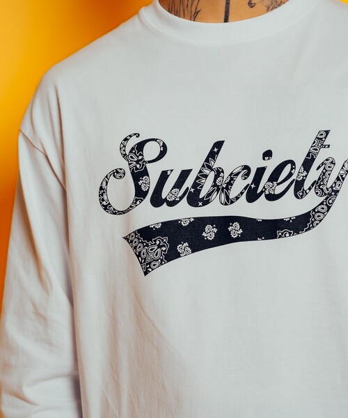 Subciety(サブサエティ)の「Bandanna glorious L/S tee(Tシャツ/カットソー・メンズ・ブラック/ホワイト/アッシュ・SMALL/MEDIUM/LARGE/X-LARGE/XX-LARGE)」の11枚目の写真