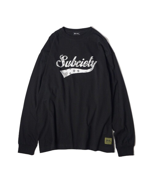 Subciety(サブサエティ)の「Bandanna glorious L/S tee(Tシャツ/カットソー・メンズ・ブラック/ホワイト/アッシュ・SMALL/MEDIUM/LARGE/X-LARGE/XX-LARGE)」の12枚目の写真