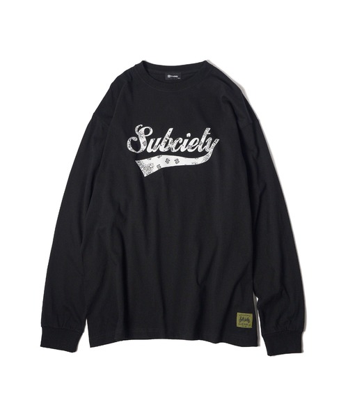 Subciety（サブサエティ）の「Bandanna glorious L/S tee（Tシャツ/カットソー・メンズ・ブラック/ホワイト/アッシュ・SMALL/MEDIUM/LARGE/X-LARGE/XX-LARGE）」の7枚目の写真