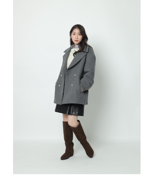 Apuweiser-riche（アプワイザーリッシェ）の「セミコクーンウールＰコート（ダウンジャケット/コート・レディース・グレー・2/1/0）」の11枚目の写真