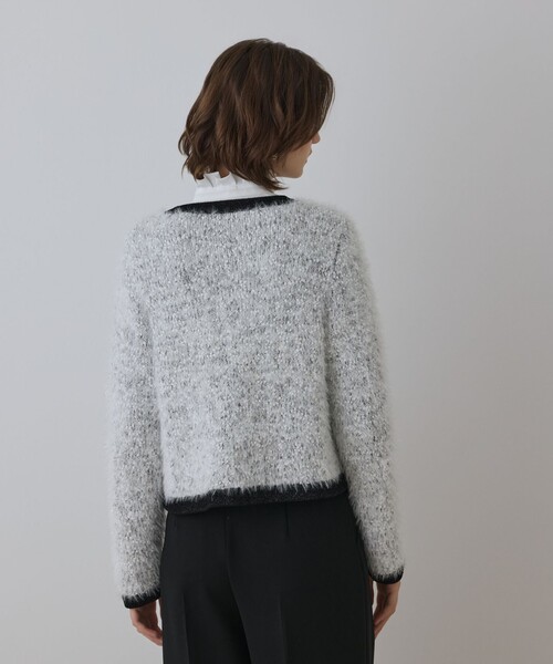 GRACE CONTINENTAL(グレースコンチネンタル)の「ノーカラーフェザーニットカーディガン(カーディガン/ボレロ・レディース・ブラック/その他1・36)」の19枚目の写真