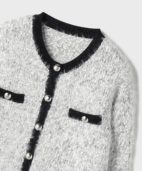 GRACE CONTINENTAL(グレースコンチネンタル)の「ノーカラーフェザーニットカーディガン(カーディガン/ボレロ・レディース・ブラック/その他1・36)」の7枚目の写真