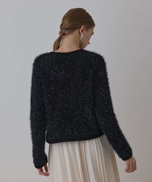 GRACE CONTINENTAL(グレースコンチネンタル)の「ノーカラーフェザーニットカーディガン(カーディガン/ボレロ・レディース・ブラック/その他1・36)」の11枚目の写真