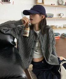 ゲーブルニットカーディガン