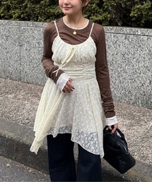 FREE'S MART（フリーズマート）の「◆イレヘムチュニックキャミワンピースⅡ（ワンピース）」