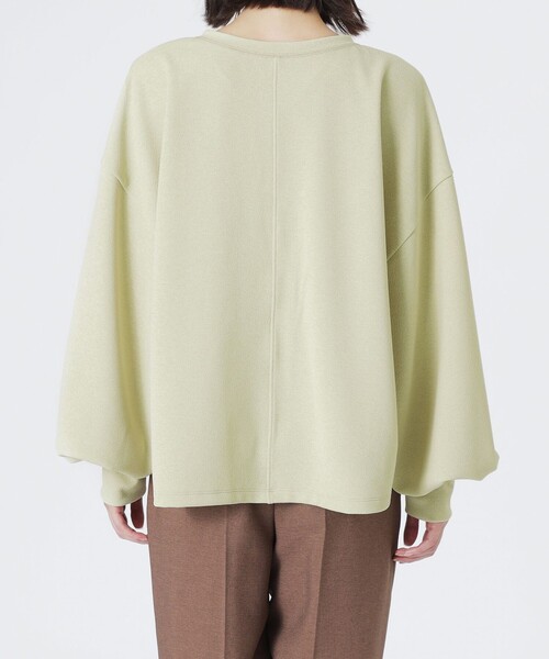 LOVELESS（ラブレス）の「ディープVネックプルオーバー（Tシャツ/カットソー・レディース・ライトイエロー/オフホワイト/グレー系その他・36）」の16枚目の写真