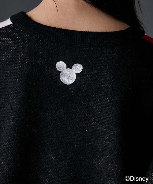 Disney（ディズニー）の「ミッキー/幾何柄ジャガードニット＜大きいサイズ有＞GEVS.（ニット/セーター・レディース・ピンク系/ブルー系・M/L/LL/3L/4L/5L）」の18枚目の写真