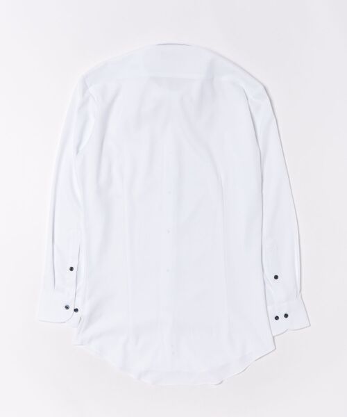 TOKYO SHIRTS(トウキョウシャツ)の「【吸水速乾】【COFREX】形態安定ノンアイロン ボタンダウン 長袖ビジネスワイシャツ(ビジネスシャツ・メンズ・ホワイト・首回り39cm-裄丈80cm/首回り39cm-裄丈84cm/首回り41cm-裄丈82cm/首回り41cm-裄丈86cm/首回り42cm-裄丈82cm/首回り42cm-裄丈86cm/首回り43cm-裄丈82cm/首回り43cm-裄丈86cm/首回り37cm-裄丈80cm)」の3枚目の写真