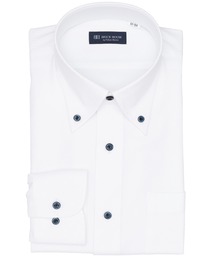 TOKYO SHIRTS(トウキョウシャツ)の形態安定ノンアイロン ボタンダウン 長袖ビジネスワイシャツ(ビジネスシャツ)