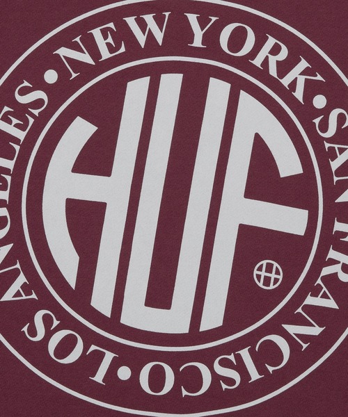 HUF（ハフ）の「REGIONAL CREWNECK（スウェット・メンズ・ブラック/チェリーレッド/アッシュグレー・L/M/S/XS/XXL/XL）」の13枚目の写真