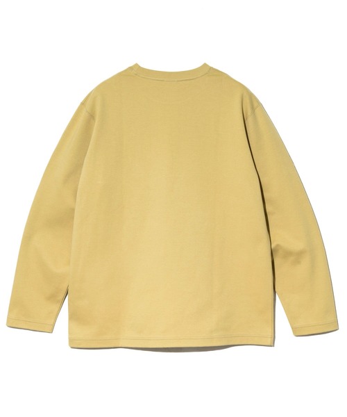 go slow caravan（ゴースローキャラバン）の「PIECLEX モックロディ ファーマークマ ロングスリーブ（Tシャツ/カットソー・メンズ・ナチュラル/ネイビー/マスタード・LARGE/MEDIUM/X-LARGE）」の12枚目の写真