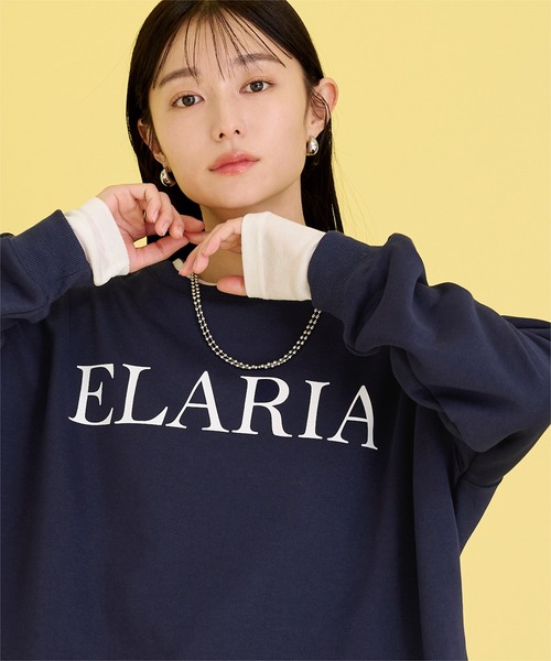 UR'S（ユアーズ）の「ロゴBIGスウェット（スウェット・レディース・ホワイト/ネイビー/グレー・S/M/L）」の10枚目の写真