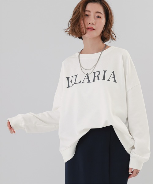 UR'S（ユアーズ）の「ロゴBIGスウェット（スウェット・レディース・ホワイト/ネイビー/グレー・S/M/L）」の17枚目の写真