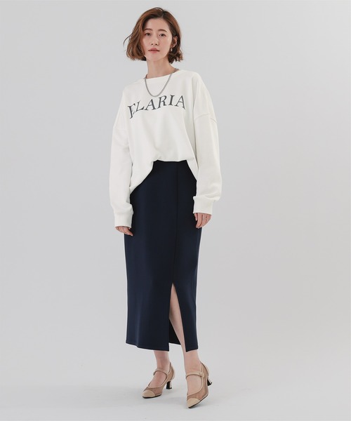 UR'S（ユアーズ）の「ロゴBIGスウェット（スウェット・レディース・ホワイト/ネイビー/グレー・S/M/L）」の18枚目の写真