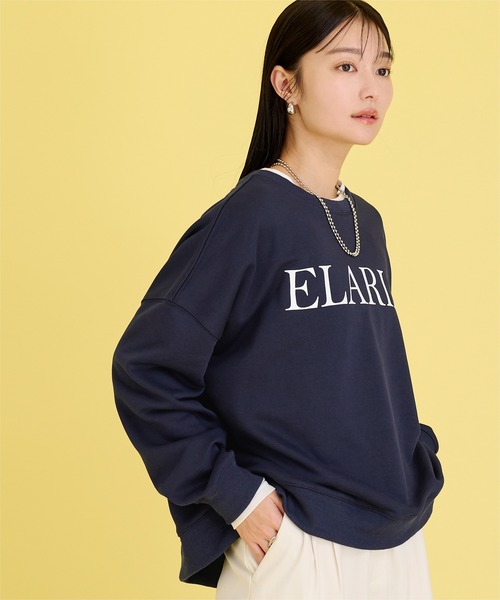 UR'S（ユアーズ）の「ロゴBIGスウェット（スウェット・レディース・ホワイト/ネイビー/グレー・S/M/L）」の12枚目の写真