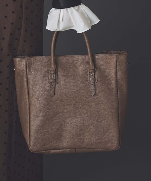 MARCO BIANCHINI（マルコビアンチーニ）の「ＭＡＲＣＯビッグトート（トートバッグ・レディース・モカ・FREE）」の4枚目の写真