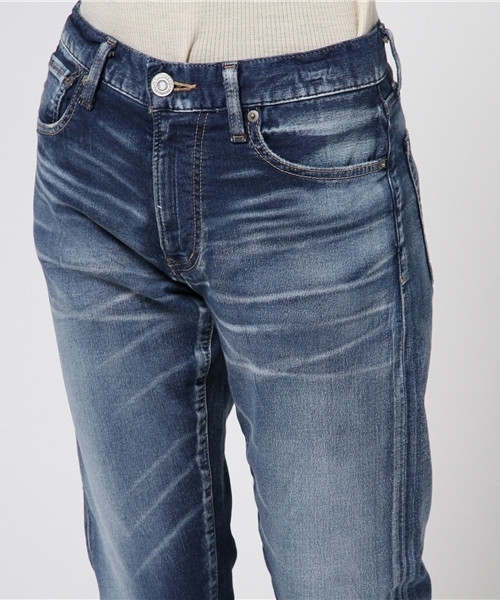 MOUSSY(マウジー)の「iSKO FF RELOADED Tapered(デニムパンツ・レディース・ブルー/ダークブルー・23inch/24inch/25inch/26inch/27inch)」の12枚目の写真