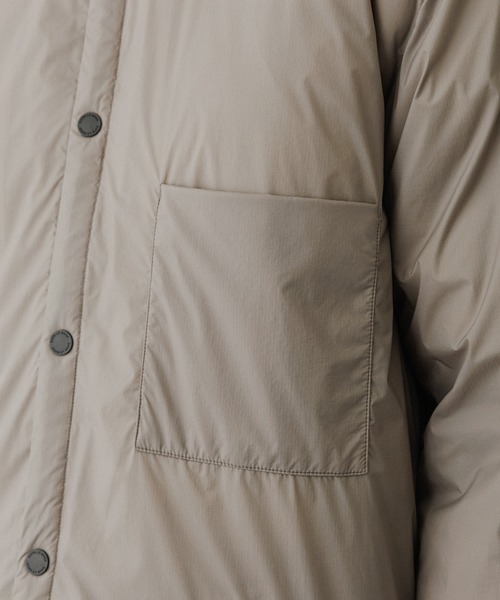 ADAM ET ROPE'（アダムエロペ）の「【ACT】超軽量 ダウン カーディガン ジャケット（ダウンジャケット/コート・メンズ・グレー/ブラック・L/M）」の15枚目の写真