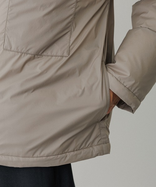 ADAM ET ROPE'（アダムエロペ）の「【ACT】超軽量 ダウン カーディガン ジャケット（ダウンジャケット/コート・メンズ・グレー/ブラック・L/M）」の18枚目の写真