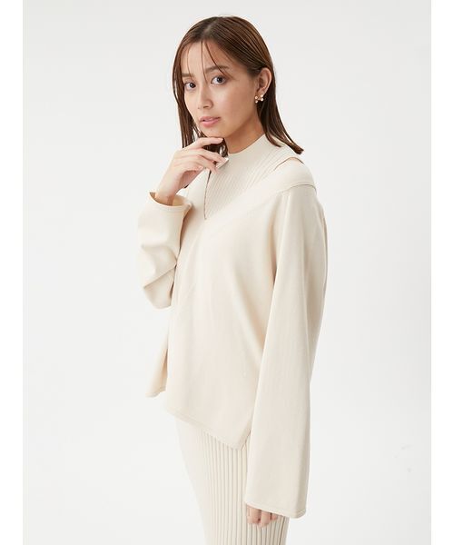 両得レイヤードニットワンピ（ワンピース）｜Mila Owen（ミラ