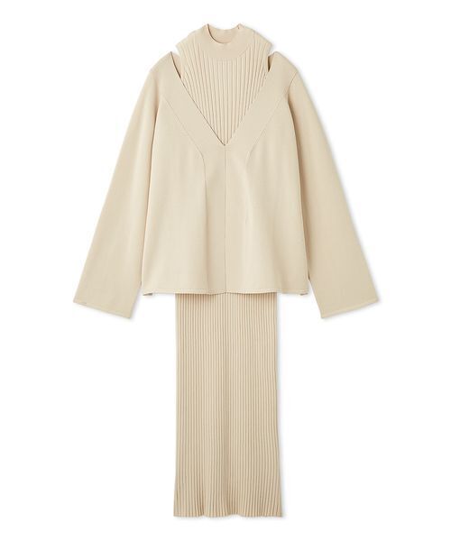 両得レイヤードニットワンピ（ワンピース）｜Mila Owen（ミラ