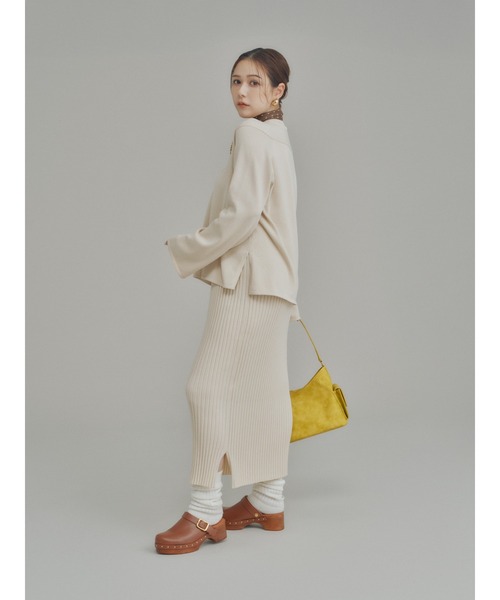 両得レイヤードニットワンピ（ワンピース）｜Mila Owen（ミラ