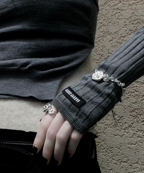 Soierie(ソワリー)の「ローズ フィグ ブレスレット / Rose fig bracelet(ブレスレット・レディース・シルバー・FREE)」の4枚目の写真