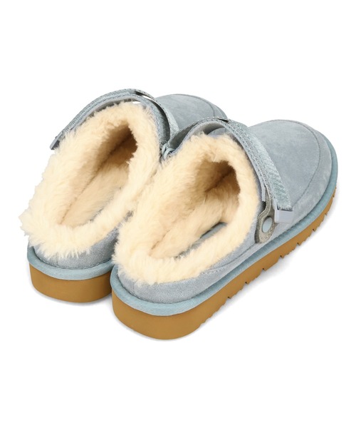 ORiental TRaffic（オリエンタルトラフィック）の「＼ 厚底 スリッポン ／ ほかほか ムートン ベルト サンダル /55302　軽量（スリッポン・レディース・ブルー/ブラック/キャメル・S/M/L/LL）」の5枚目の写真