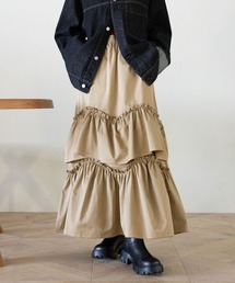 RAGEBLUE | チノティアードスカート(スカート)