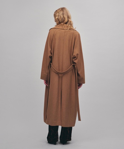 AKTE（アクテ）の「オーバーガウンコート（その他アウター・レディース・チャコールグレー/ベージュ・FREE/TALL）」の3枚目の写真